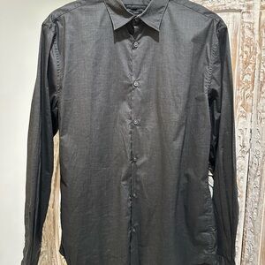 John Varvatos Charcoal Dress Shirt
